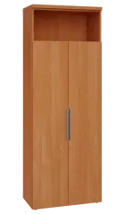 SIN 6 - 82DN kancelářská skříň, 2-dveřová/nika, 2170x800x400, olše jantar