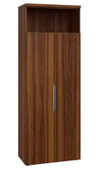 SIN 6 - 82DN kancelářská skříň, 2-dveřová/nika, 2170x800x400, ořech královský