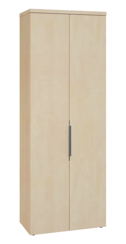 SISR 6 - 81 šatní skříň, 2-dveřová, výsuvné ramínko, 2170x800x400, bříza světlá