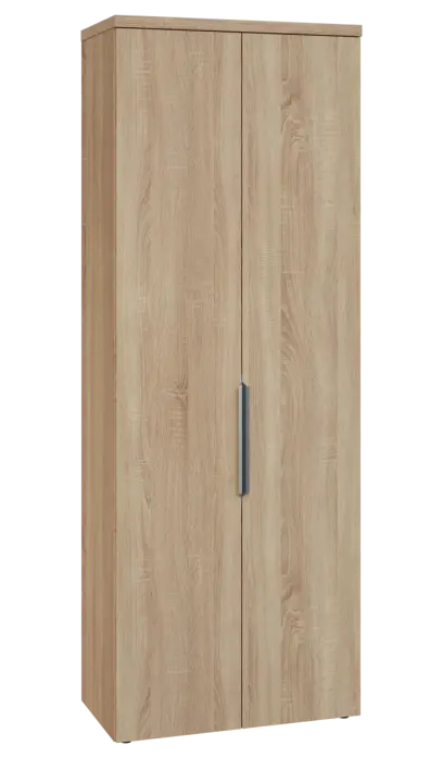 SISR 6 - 81 šatní skříň, 2-dveřová, výsuvné ramínko, 2170x800x400, dub bardolino
