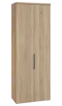 SISR 6 - 81 šatní skříň, 2-dveřová, výsuvné ramínko, 2170x800x400, dub bardolino