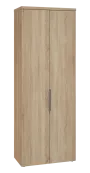 SISR 6 - 81 šatní skříň, 2-dveřová, výsuvné ramínko, 2170x800x400, dub bardolino