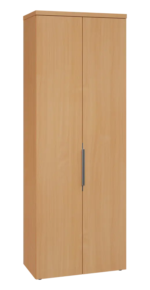 SISR 6 - 81 šatní skříň, 2-dveřová, výsuvné ramínko, 2170x800x400, buk royal