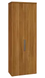 SISR 6 - 81 šatní skříň, 2-dveřová, výsuvné ramínko, 2170x800x400, ořech světlý