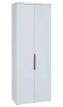 SISR 6 - 81 šatní skříň, 2-dveřová, výsuvné ramínko, 2170x800x400, bílá