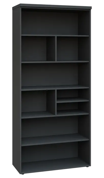 SIN 6 - 10N kancelářská skříň, nika, 2170x1000x400, antracit