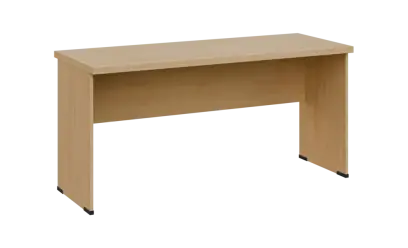 SIPL 36 - 16 stůl kancelářský, dřevěná podnož, deska 36 mm, široký 1600 mm, javor horský