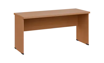 SIPL 36 - 16 stůl kancelářský, dřevěná podnož, deska 36 mm, široký 1600 mm, buk royal