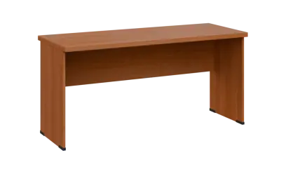 SIPL 36 - 16 stůl kancelářský, dřevěná podnož, deska 36 mm, široký 1600 mm, olše jantar