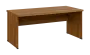 SIPL 38 - 18 stůl kancelářský, dřevěná podnož, deska 36 mm, široký 1800 mm, ořech světlý