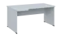 SIRL 38 - 164 stůl kancelářský, rohový, levý, dřevěná podnož, deska 36 mm, široký 1600 mm, bílá