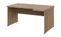 SIRL 38 - 164 stůl kancelářský, rohový, pravý, dřevěná podnož, deska 36 mm, široký 1600 mm, dub bardolino