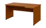 SIRL 38 - 164 stůl kancelářský, rohový, pravý, dřevěná podnož, deska 36 mm, široký 1600 mm, třešeň šumavská
