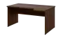 SIRL 38 - 164 stůl kancelářský, rohový, pravý, dřevěná podnož, deska 36 mm, široký 1600 mm, ořech královský
