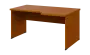 SIRL 38 - 166 stůl kancelářský, rohový, pravý, dřevěná podnož, deska 36 mm, široký 1600 mm, třešeň šumavská