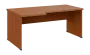 SIRL 38 - 186 stůl kancelářský, rohový, levý, dřevěná podnož, deska 36 mm, široký 1800 mm, olše jantar