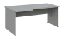 SIRL 38 - 186 stůl kancelářský, rohový, levý, dřevěná podnož, deska 36 mm, široký 1800 mm, šedá
