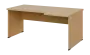 SIRL 38 - 186 stůl kancelářský, rohový, pravý, dřevěná podnož, deska 36 mm, široký 1800 mm, javor horský