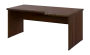SIRL 38 - 186 stůl kancelářský, rohový, pravý, dřevěná podnož, deska 36 mm, široký 1800 mm, ořech královský