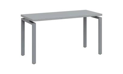 SIPK 36 - 14 stůl kancelářský, kovová podnož stříbrná, deska 36 mm, široký 1400 mm, šedá SIPK 36 - 14 stůl kancelářský, kovová podnož stříbrná, deska 36 mm, široký 1400 mm, šedá