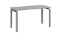 SIPK 36 - 14 stůl kancelářský, kovová podnož stříbrná, deska 36 mm, široký 1400 mm, šedá