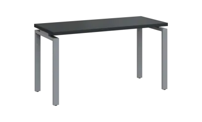 SIPK 36 - 14 stůl kancelářský, kovová podnož stříbrná, deska 36 mm, široký 1400 mm, antracit SIPK 36 - 14 stůl kancelářský, kovová podnož stříbrná, deska 36 mm, široký 1400 mm, antracit