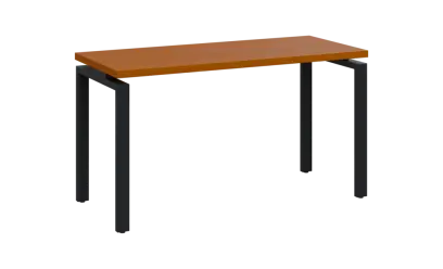 SIPK 36 - 14 stůl kancelářský, kovová podnož černá, deska 36 mm, široký 1400 mm, třešeň šumavská