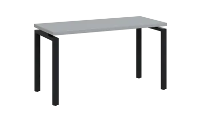SIPK 36 - 14 stůl kancelářský, kovová podnož černá, deska 36 mm, široký 1400 mm, šedá