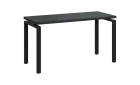 SIPK 36 - 14 stůl kancelářský, kovová podnož černá, deska 36 mm, široký 1400 mm, antracit