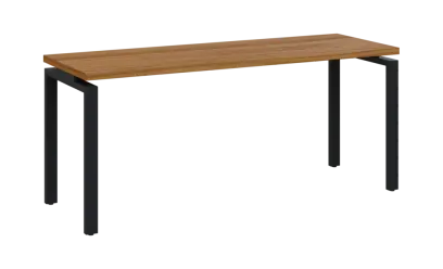 SIPK 36 - 18 stůl kancelářský, kovová podnož černá, deska 36 mm, široký 1800 mm, ořech světlý SIPK 36 - 18 stůl kancelářský, kovová podnož černá, deska 36 mm, široký 1800 mm, ořech světlý