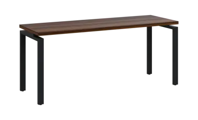 SIPK 36 - 18 stůl kancelářský, kovová podnož černá, deska 36 mm, široký 1800 mm, ořech královský SIPK 36 - 18 stůl kancelářský, kovová podnož černá, deska 36 mm, široký 1800 mm, ořech královský