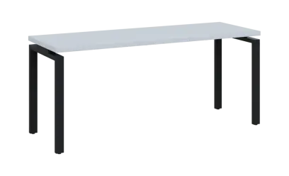 SIPK 36 - 18 stůl kancelářský, kovová podnož černá, deska 36 mm, široký 1800 mm, bílá SIPK 36 - 18 stůl kancelářský, kovová podnož černá, deska 36 mm, široký 1800 mm, bílá