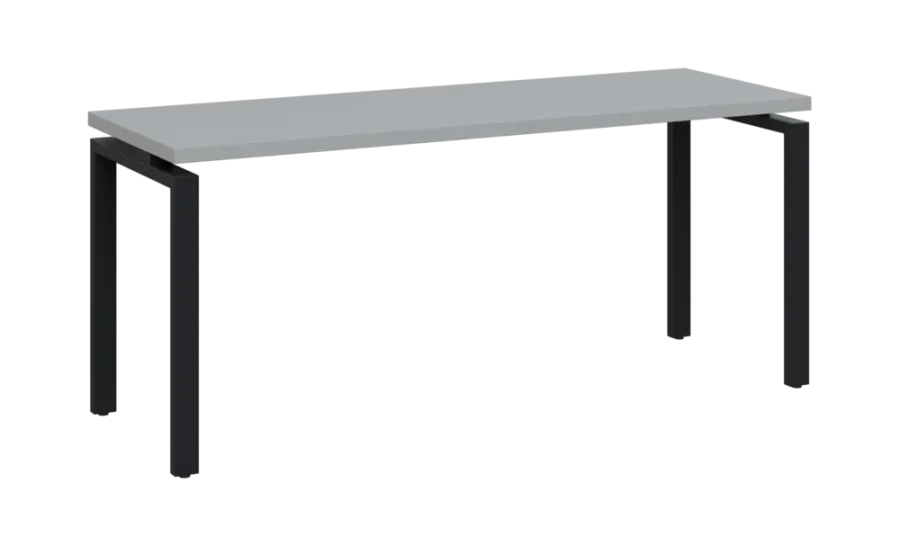 SIPK 36 - 18 stůl kancelářský, kovová podnož černá, deska 36 mm, široký 1800 mm, šedá
