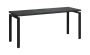 SIPK 36 - 18 stůl kancelářský, kovová podnož černá, deska 36 mm, široký 1800 mm, antracit