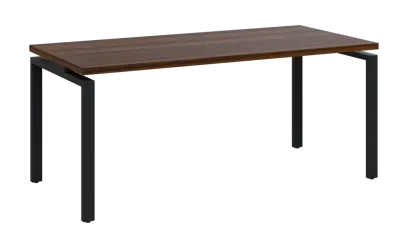 SIPK 38 - 18 stůl kancelářský, kovová podnož černá, deska 36 mm, široký 1800 mm, ořech královský SIPK 38 - 18 stůl kancelářský, kovová podnož černá, deska 36 mm, široký 1800 mm, ořech královský