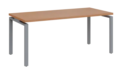 SIPK 38 - 18 stůl kancelářský, kovová podnož stříbrná, deska 36 mm, široký 1800 mm, buk royal SIPK 38 - 18 stůl kancelářský, kovová podnož stříbrná, deska 36 mm, široký 1800 mm, buk royal
