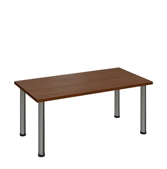 G-43 Konferenční stolek 1200 x 600 mm, deska 25 mm, ořech královský / nohy chrom