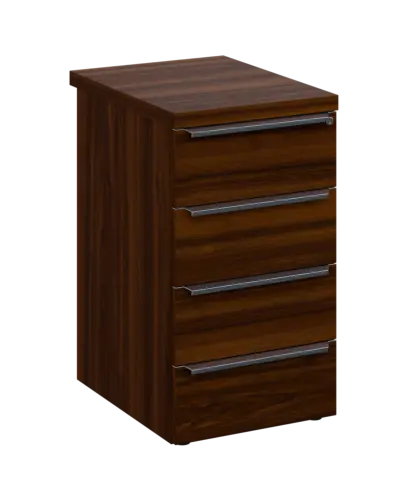 SIKC - 61 kontejner přístavný, 4-zásuvkový, deska 36 mm, centrální zámek, ořech královský