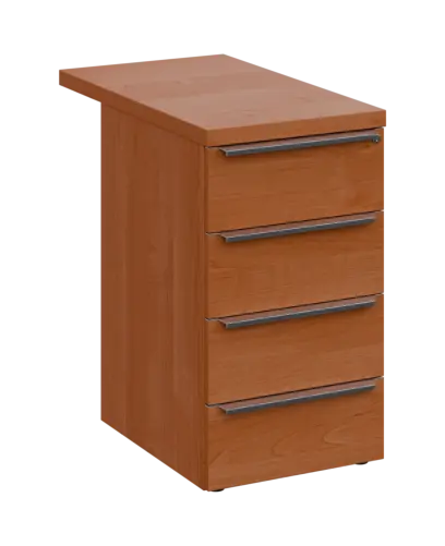 SIKC - 81 kontejner přístavný, 4-zásuvkový, deska 36 mm, centrální zámek, olše jantar