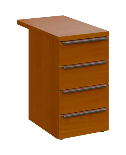 SIKC - 81 kontejner přístavný, 4-zásuvkový, deska 36 mm, centrální zámek, třešeň šumavská