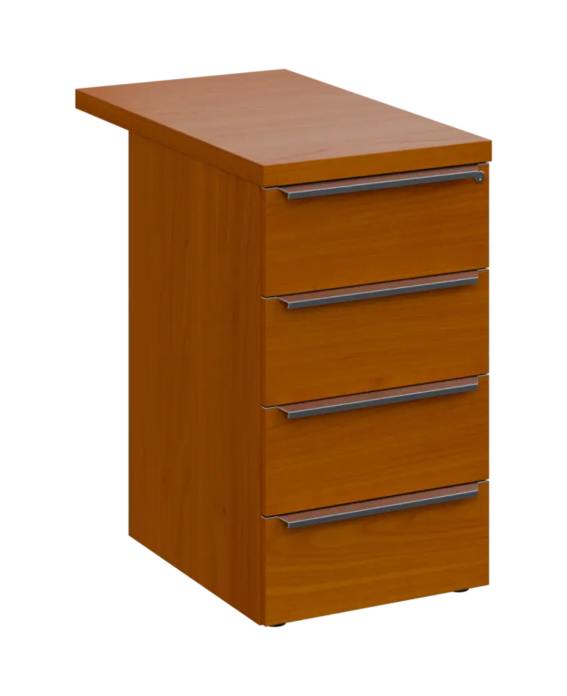 SIKC - 81 kontejner přístavný, 4-zásuvkový, deska 36 mm, centrální zámek, třešeň šumavská