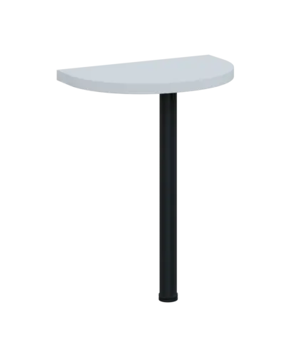 SIJD - 60 přístavba jednací, kovová podnož černá, síla desky 36 mm, široká 600 mm, bílá