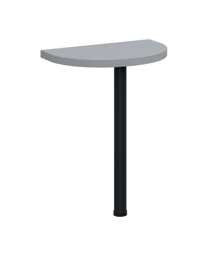 SIJD - 60 přístavba jednací, kovová podnož černá, síla desky 36 mm, široká 600 mm, šedá