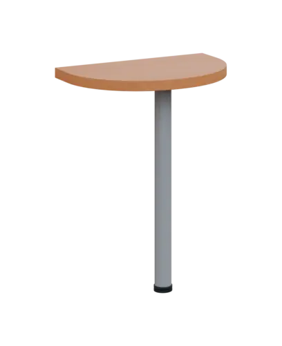 SIJD - 60 přístavba jednací, kovová podnož stříbrná, síla desky 36 mm, široká 600 mm, buk royal