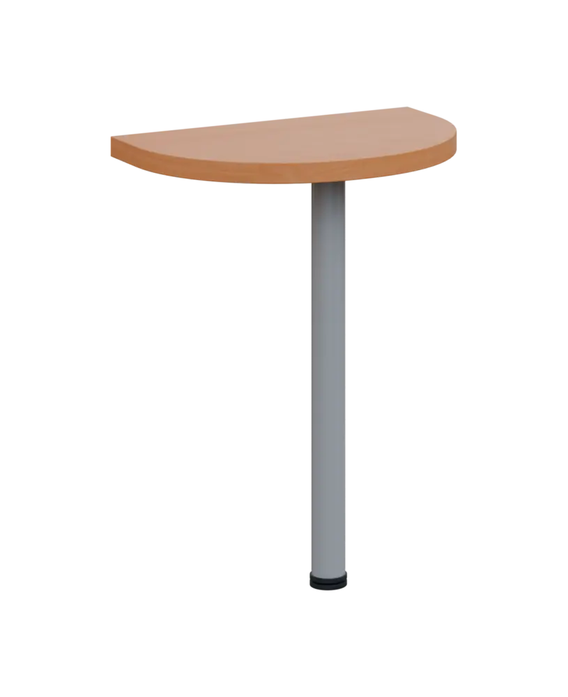 SIJD - 60 přístavba jednací, kovová podnož stříbrná, síla desky 36 mm, široká 600 mm, buk royal