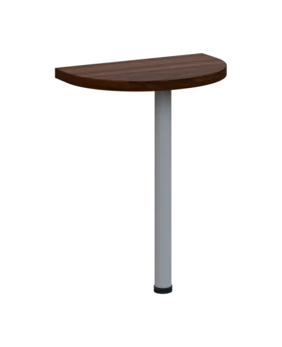 SIJD - 60 přístavba jednací, kovová podnož stříbrná, síla desky 36 mm, široká 600 mm, ořech královský
