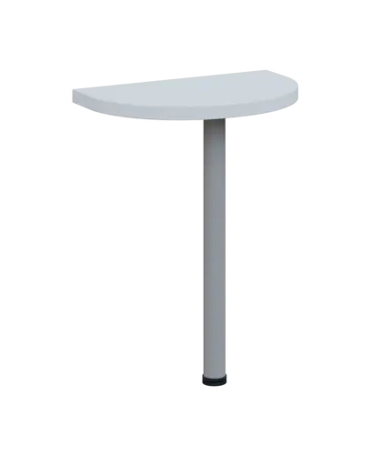 SIJD - 60 přístavba jednací, kovová podnož stříbrná, síla desky 36 mm, široká 600 mm, bílá