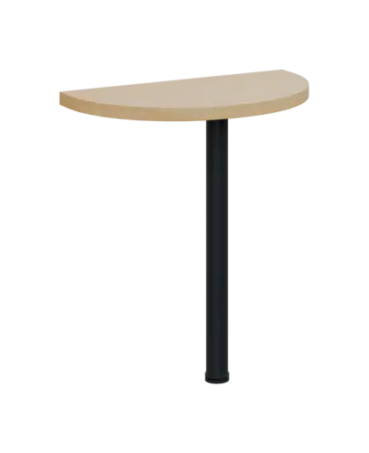 SIJD - 80 přístavba jednací, kovová podnož černá, síla desky 36 mm, široká 800 mm, bříza světlá