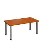 G-43 Konferenční stolek 1200 x 600 mm, deska 25 mm, třešeň šumavská / nohy chrom