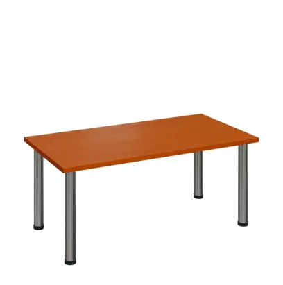 G-43 Konferenční stolek 1200 x 600 mm, deska 25 mm, třešeň šumavská / nohy chrom